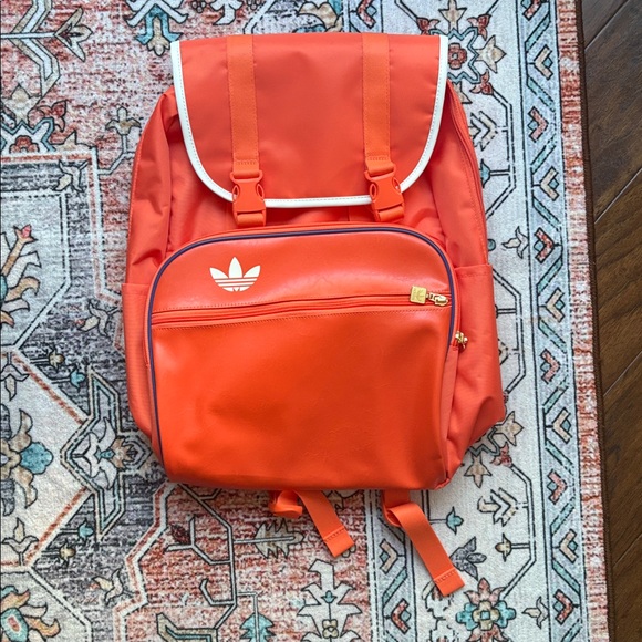 Adidas flap backpack - Semi Solar Orange - Picture 3 of 4